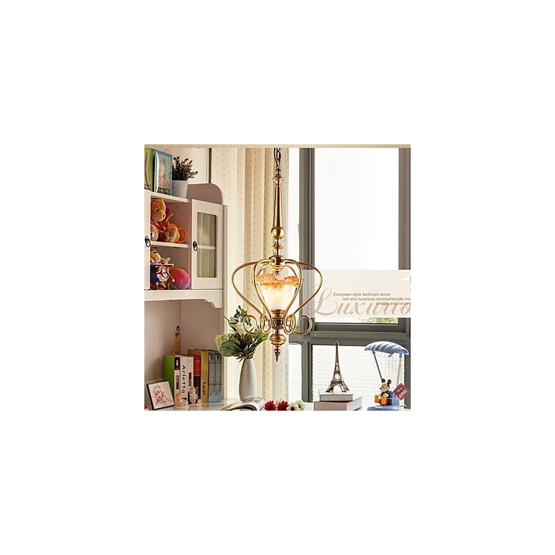 Lámparas colgantes estilo mini, tradicionales, clásicas, de metal.