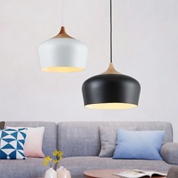 Lámpara colgante de metal con pintura estilo mini retro vintage