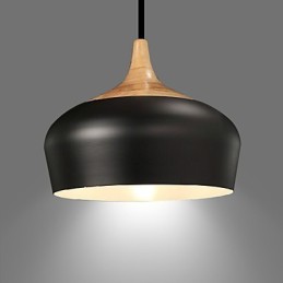 Lámpara colgante de metal con pintura estilo mini retro vintage