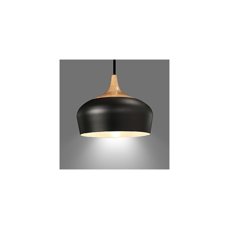 Lámpara colgante de metal con pintura estilo mini retro vintage