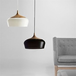 Lámpara colgante de metal con pintura estilo mini retro vintage