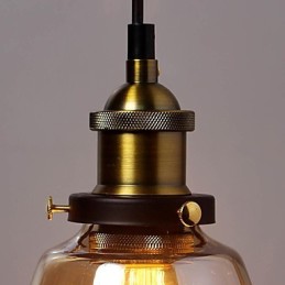 Lámparas colgantes tradicionales clásicas vintage retro campestres globo