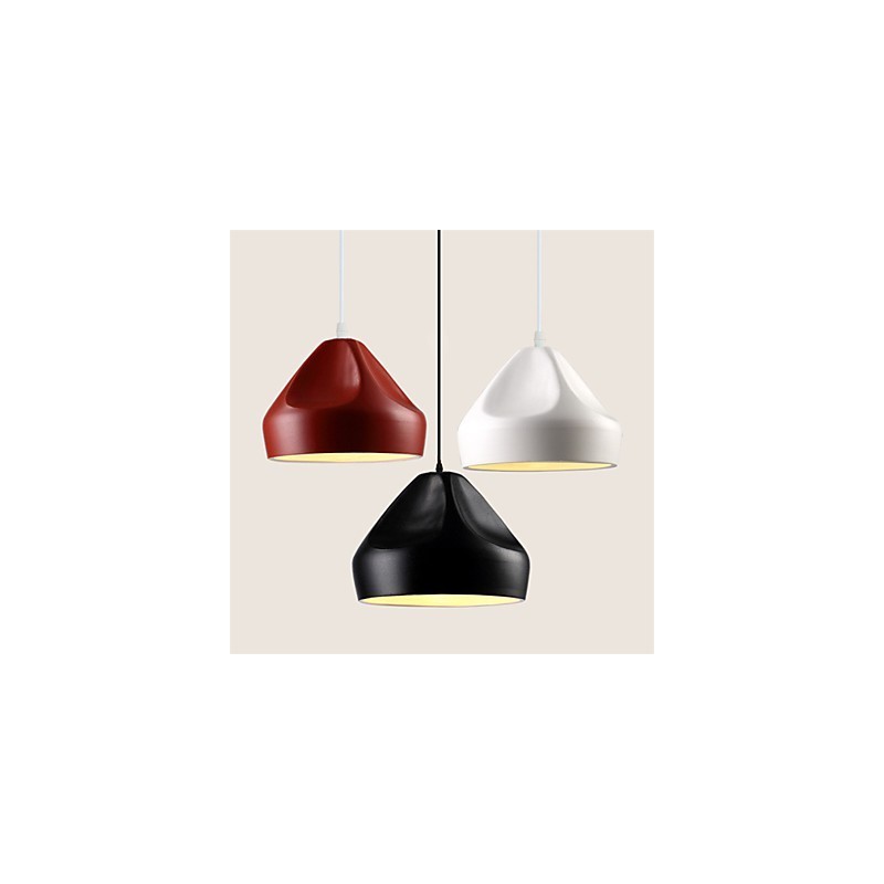 Lámpara colgante de metal con pintura estilo mini retro vintage