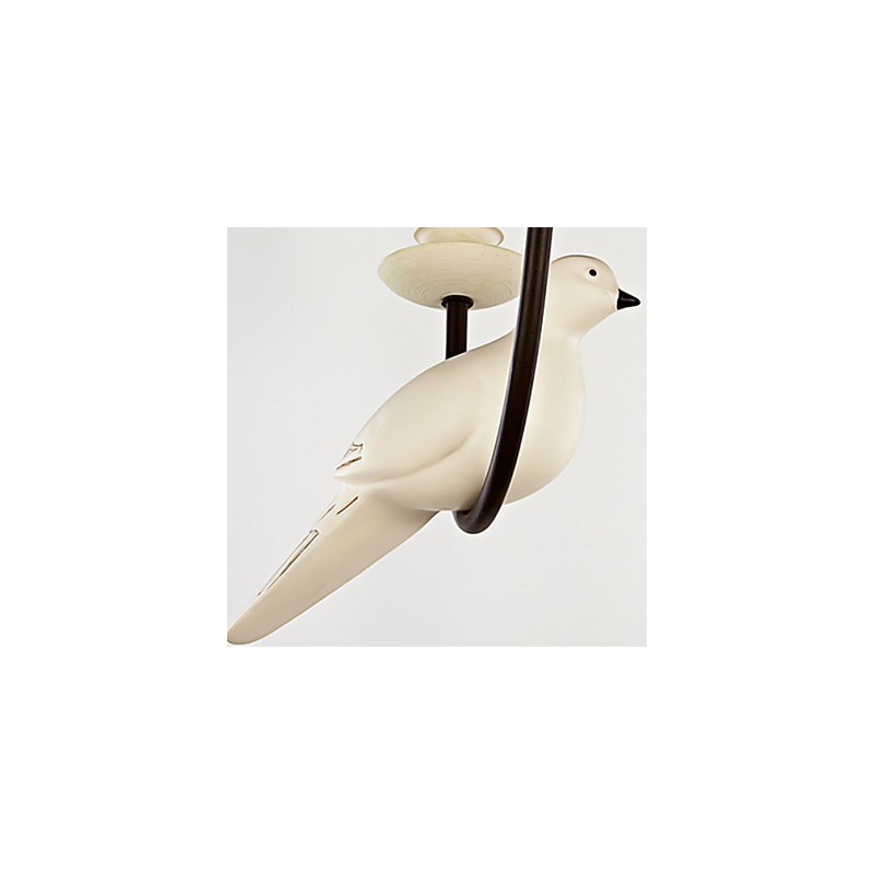 Lámpara colgante de araña de resina vintage