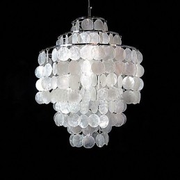 Lámpara de araña minimalista LAMP con forma de concha