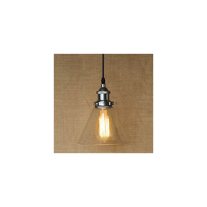 Lámpara colgante clásica tradicional vintage retro estilo globo