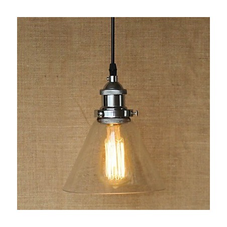 Lámpara colgante clásica tradicional vintage retro estilo globo