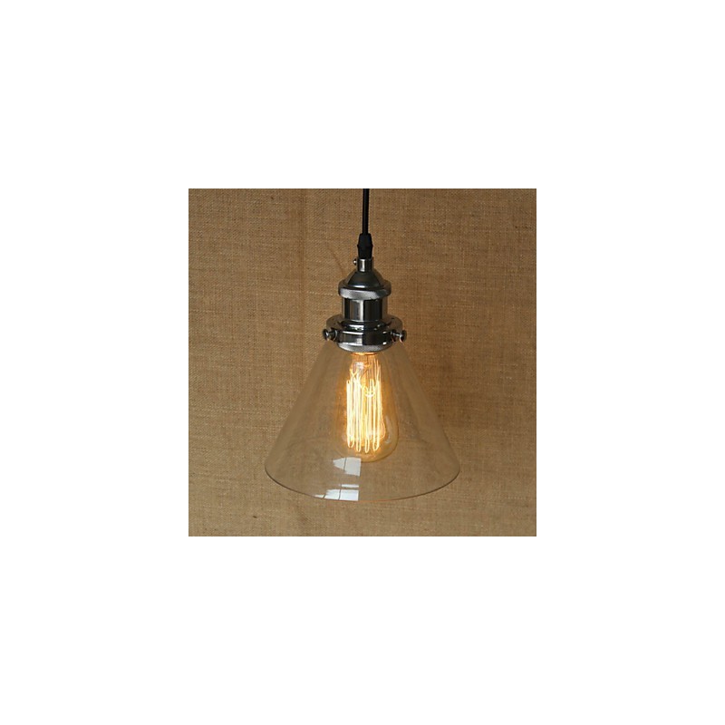 Lámpara colgante clásica tradicional vintage retro estilo globo