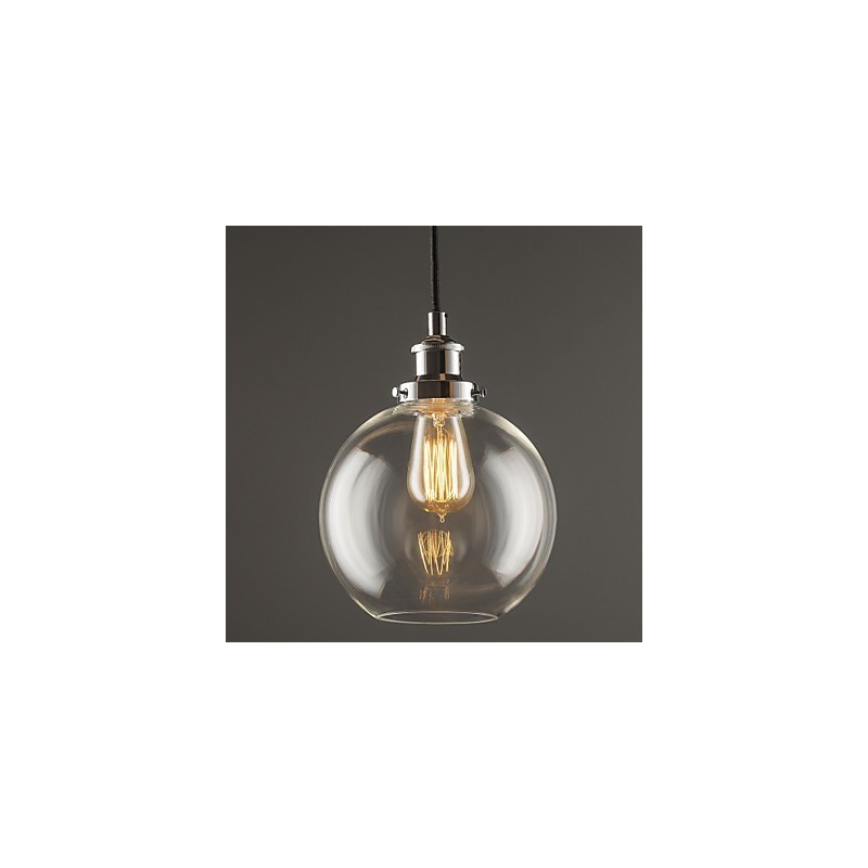 Lámpara colgante clásica tradicional vintage retro estilo globo