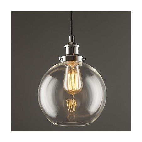 Lámpara colgante clásica tradicional vintage retro estilo globo Lámpara colgante clásica tradicional vintage retro estilo globo