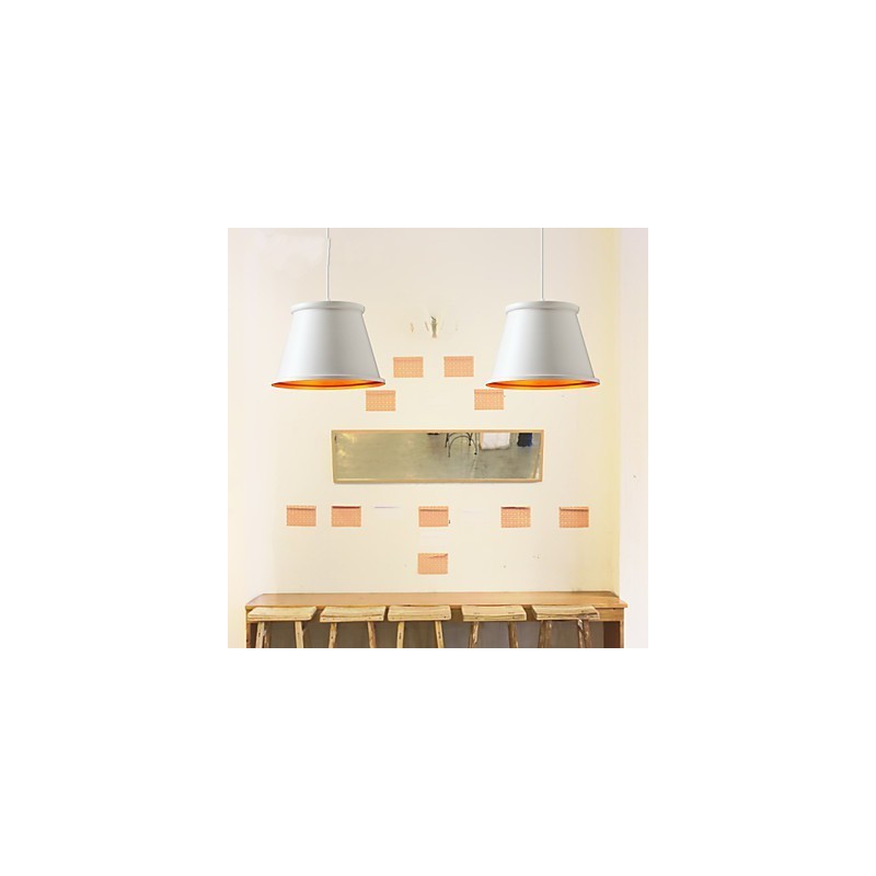 Lámpara colgante de metal con pintura estilo mini rústico clásico de estilo vintage