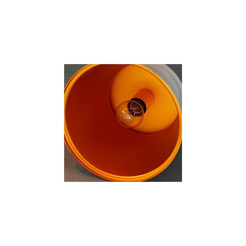 Lámpara colgante de metal con pintura estilo mini rústico clásico de estilo vintage