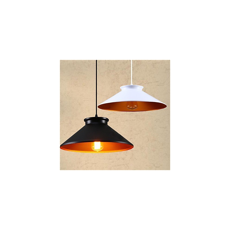 Lámpara colgante de metal con pintura estilo mini retro tradicional vintage