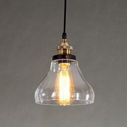 Lámpara colgante clásica tradicional vintage retro estilo globo