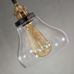 Lámpara colgante clásica tradicional vintage retro estilo globo