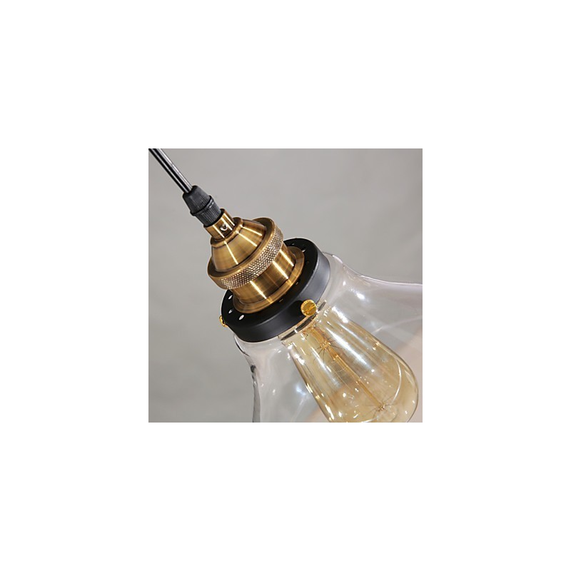 Lámpara colgante clásica tradicional vintage retro estilo globo