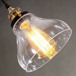 Lámpara colgante clásica tradicional vintage retro estilo globo