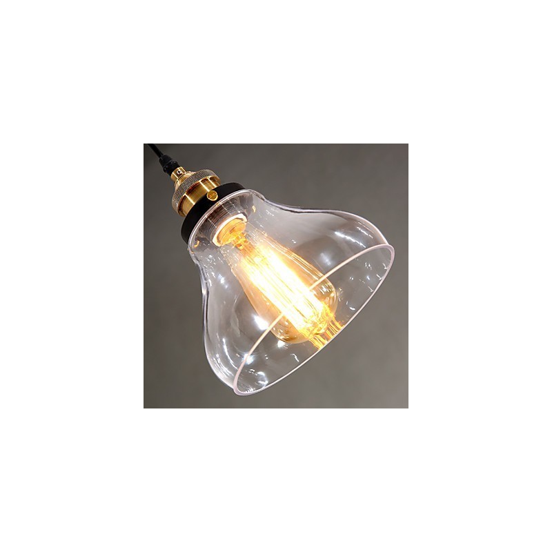 Lámpara colgante clásica tradicional vintage retro estilo globo