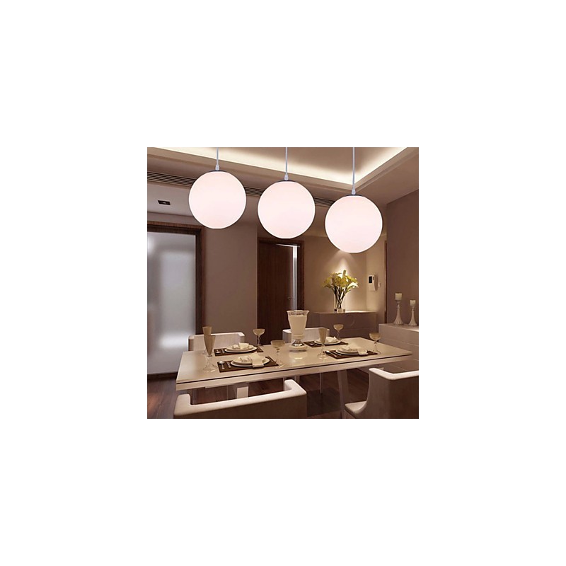 Lámpara colgante de cristal contemporánea de 1 luz