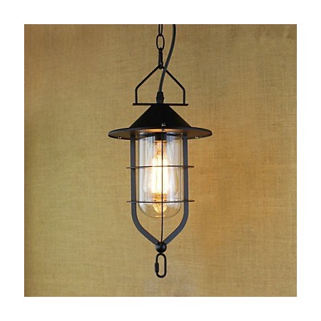 Lámpara colgante industrial estilo pastoral rústico retro americano Lámpara colgante industrial estilo pastoral rústico retro americano