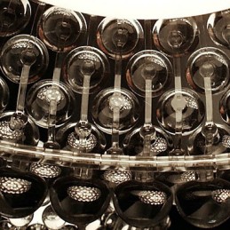 Lámpara colgante de cuentas con 1 luz