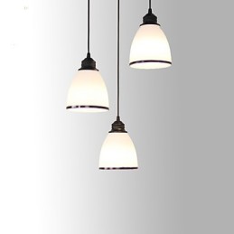 Lámpara colgante de metal estilo retro mini