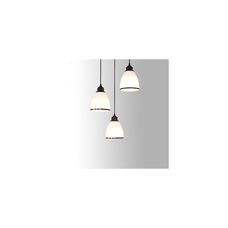 Lámpara colgante de metal estilo retro mini