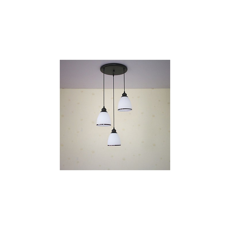 Lámpara colgante de metal estilo retro mini