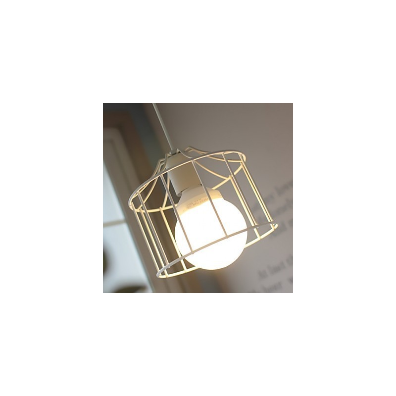 Lámpara colgante de metal estilo campestre de 1 luz