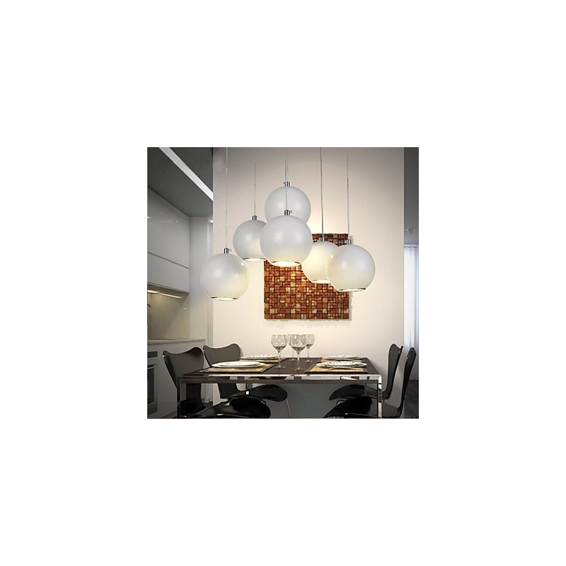 Lámpara colgante moderna de estilo globo mini de alta calidad para cafetería