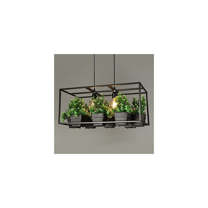 Lámpara colgante de diseño decorativo contemporáneo moderno (no incluye plantas)