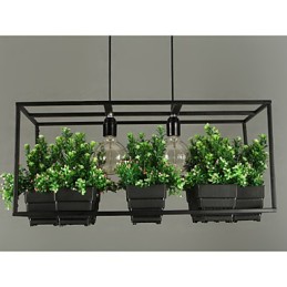 Lámpara colgante de diseño decorativo contemporáneo moderno (no incluye plantas)