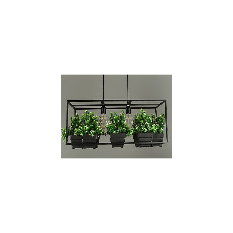Lámpara colgante de diseño decorativo contemporáneo moderno (no incluye plantas)