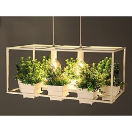 Lámpara colgante de diseño decorativo contemporáneo moderno (no incluye plantas)