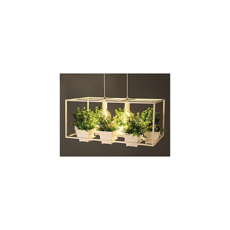 Lámpara colgante de diseño decorativo contemporáneo moderno (no incluye plantas)