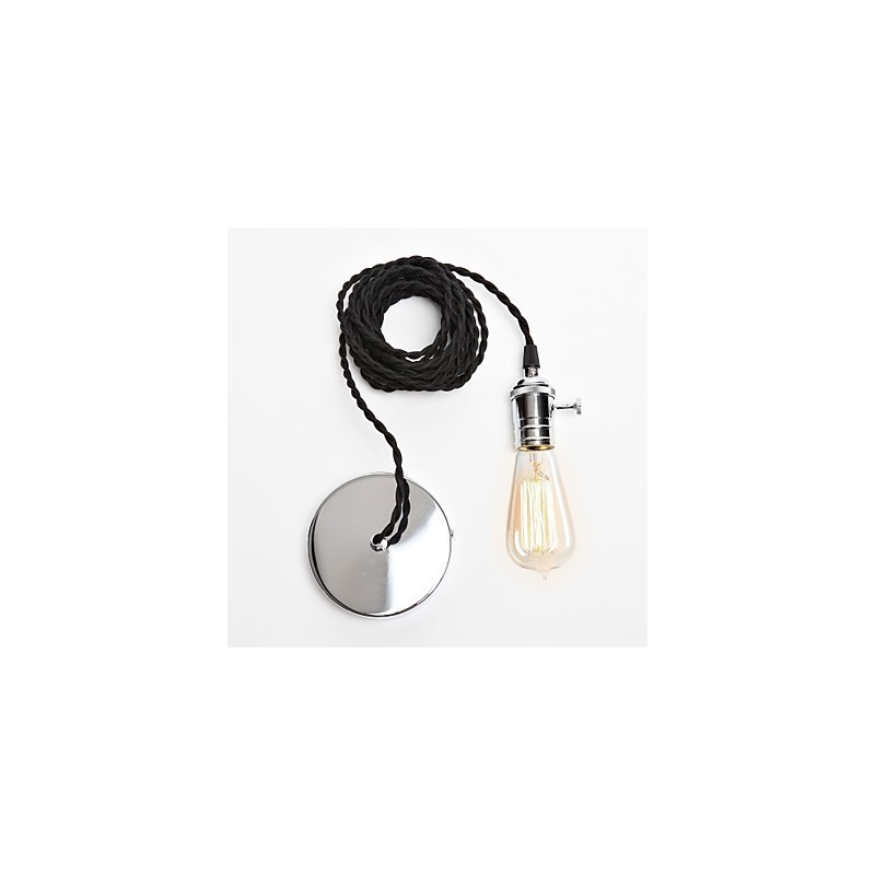 Lámpara colgante de metal estilo mini vintage clásico tradicional