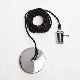 Lámpara colgante de metal estilo mini vintage clásico tradicional