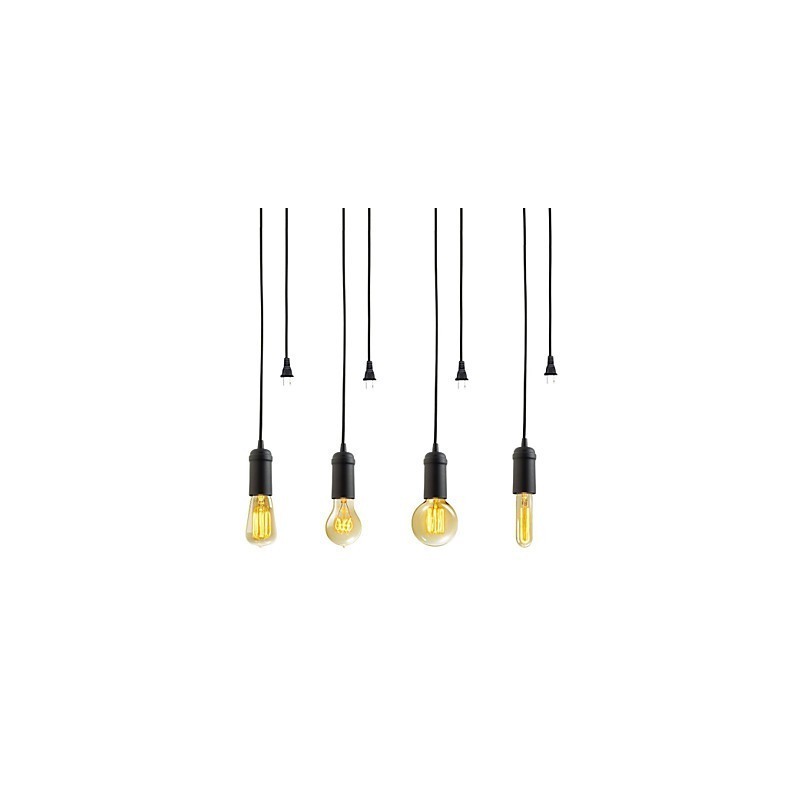 Lámpara colgante de metal con pintura estilo mini vintage para garaje