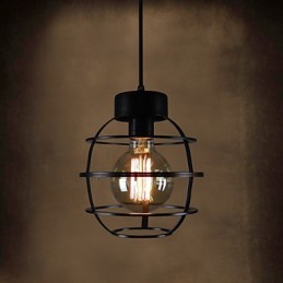 Lámpara colgante de metal de diseñadores retro