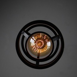 Lámpara colgante de metal de diseñadores retro