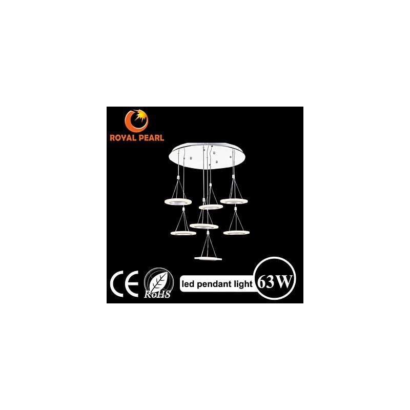 Iluminación colgante para interiores de oficina de 63 W