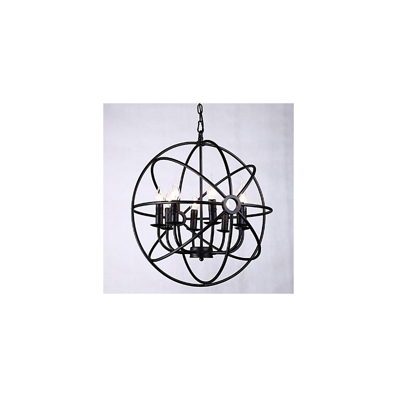 Lámpara colgante estilo mini, moderna, contemporánea, tradicional, clásica, rústica, estilo retro, estilo campestre, globo.