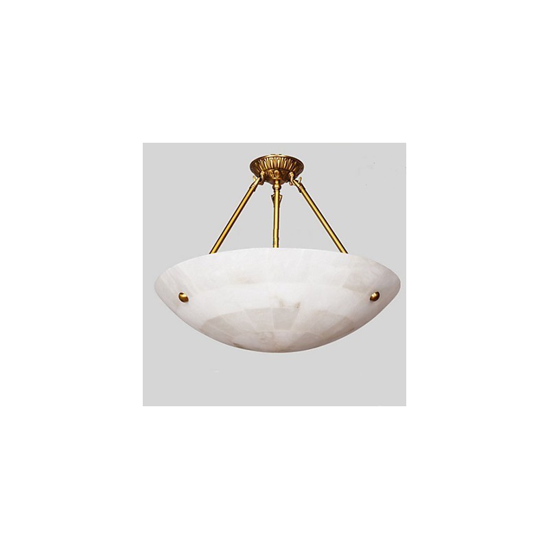 Luces de balcón por todo el techo de cobre y medio.