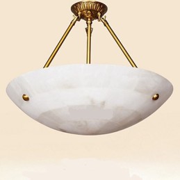 Luces de balcón por todo el techo de cobre y medio.