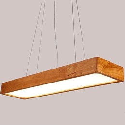 Colgante sencillo de madera maciza de alta gama