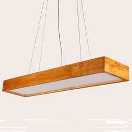 Colgante sencillo de madera maciza de alta gama