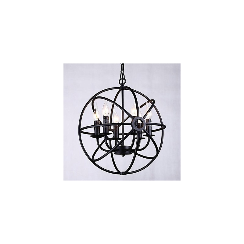 Lámpara colgante estilo mini, moderna, contemporánea, tradicional, clásica, rústica, estilo retro, estilo campestre, globo.
