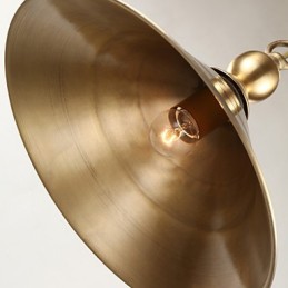 Lámpara colgante de latón puro estilo mini, tradicional, clásica, de metal.