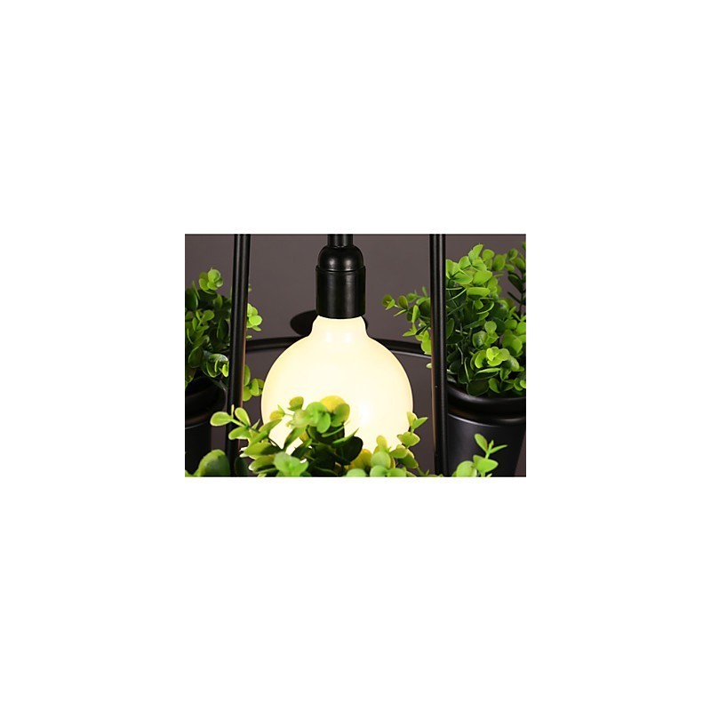 Lámpara colgante de diseño decorativo contemporáneo moderno (no incluye plantas)