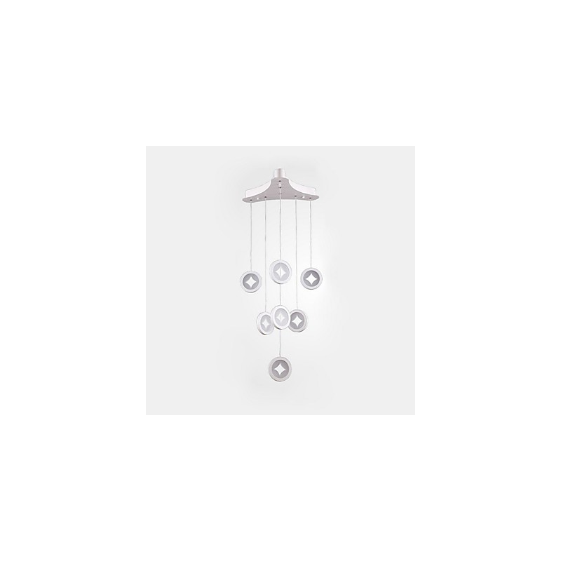 Lámpara colgante de 63 W, iluminación decorativa moderna para el hogar